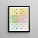 Sur la théorie des couleurs Pl13 - Johann Wolfgang von Goethe — gerahmtes Bild an der Wand