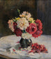 Ein Blumenstrauß in einer Vase - Johanna Løssl — Ansicht des Kunstwerks