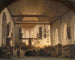 Ein Service an der Geertekerk in Utrecht - Johannes Bosboom — Ansicht des Kunstwerks