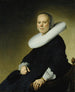 Portrait einer Frau in einem Sessel - Johannes Cornelisz Verspronck — Ansicht des Kunstwerks