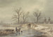 Winterlandschaft - Johannes Franciscus Hoppenbrouwers — Ansicht des Kunstwerks