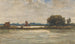 Ansicht des Flusses bei Sliedrecht mit Segelschiff - Johannes Gijsbert Vogel — Ansicht des Kunstwerks
