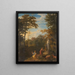 Landschaft im Arcadien - Johannes Glauber — gerahmtes Bild an der Wand