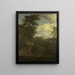 Landschaft im Arcadien mit Diana beim Baden - Johannes Glauber — gerahmtes Bild an der Wand