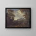 Klassische Landschaft mit Diana und ihren Nymphen - Johannes Glauber — gerahmtes Bild an der Wand