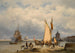 Der Hafen von Enkhuizen - Johannes Hermanus Barend Koekkoek — Ansicht des Kunstwerks