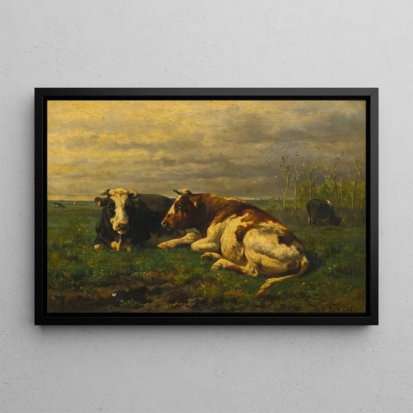 Johannes Hubertus Leonardus de Haas - A Field In Holland.webp