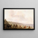 Der Abfahrt von Karl II. (1630-1685) von Scheveningen, 2. Juni 1660 - Johannes Lingelbach — gerahmtes Bild an der Wand