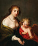 Eine Mutter und ihr Kind als Venus und Amor - Johannes Paulus Moreelse — Ansicht des Kunstwerks