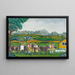 Ankunft auf der Alm - Johannes Rechsteiner — gerahmtes Bild an der Wand