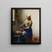 Die Milchmagd - Johannes Vermeer — gerahmtes Bild an der Wand