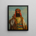 Der Scheich - John Adam Houston — gerahmtes Bild an der Wand