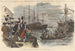 Die Boston Tea Party Zerstörung des Tees im Hafen von Boston am 16. Dezember 1773 - John Andrew — Ansicht des Kunstwerks