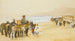 Balades à dos d'âne sur les sables de Whitley - John Atkinson — Ansicht des Kunstwerks