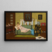 Eine Träumerei im Haus des Künstlers - John Atkinson Grimshaw — gerahmtes Bild an der Wand