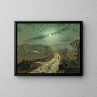 John Atkinson Grimshaw - A moonlit landscape.webp