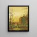 Herbstgold - John Atkinson Grimshaw — gerahmtes Bild an der Wand