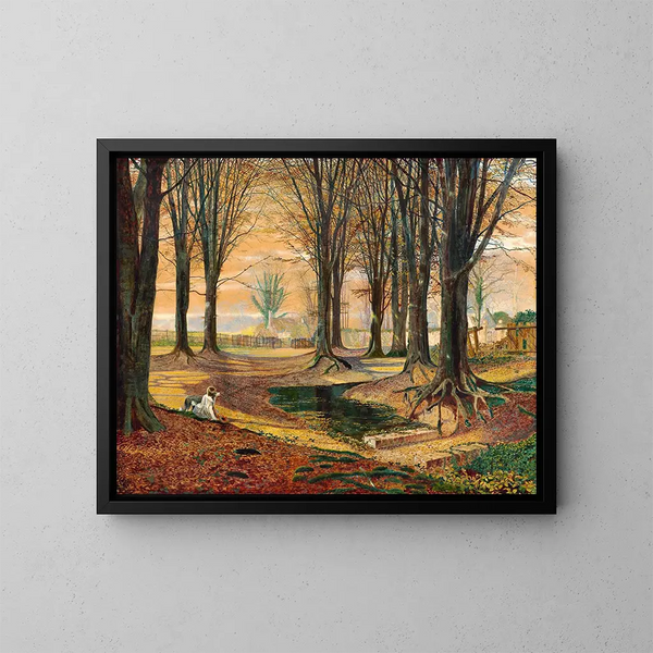 Hêtre - John Atkinson Grimshaw — gerahmtes Bild an der Wand