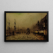 Les docks de Glasgow au crépuscule - John Atkinson Grimshaw — gerahmtes Bild an der Wand