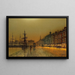 Greenock Harbour bei Nacht - John Atkinson Grimshaw — gerahmtes Bild an der Wand