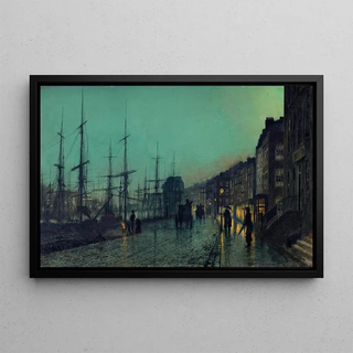 John Atkinson Grimshaw - Shipping on the Clyde.webp