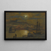 Whitby depuis Scotch Head, clair de lune sur l'Esk - John Atkinson Grimshaw — gerahmtes Bild an der Wand
