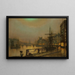 Whitby bei Nacht - John Atkinson Grimshaw — gerahmtes Bild an der Wand