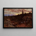 Landschaft bei Sonnenuntergang - John Bond Francisco — gerahmtes Bild an der Wand