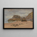 Gezeiten bei Ebbe - John Brett — gerahmtes Bild an der Wand