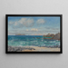 Bucht von Newtrain und Insel Gull, Cornwall - John Brett — gerahmtes Bild an der Wand