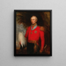 Portrait des Generalleutnants Sir David Latimer Tinling, Wriddington (1757–1839), mit dem Kommandeurkreuz und dem Bruststern des Ordens der Guelfen - John Bridges — gerahmtes Bild an der Wand