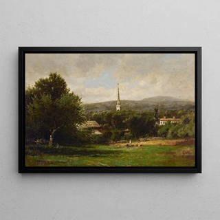 John Bunyan Bristol - Landscape with Church.webp