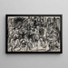 Nachtleben - John Christensen — gerahmtes Bild an der Wand