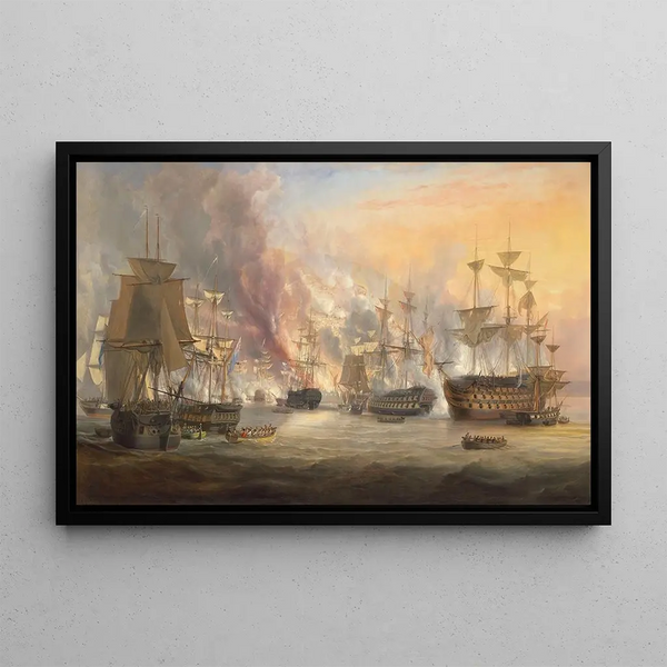 John Christian Schetky - The bombardment of Algiers 27 August 1816.webp