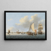 Fort de Landguard Harwich - John Cleveley l'Ancien — gerahmtes Bild an der Wand