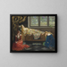 La Belle au bois dormant - John Collier — gerahmtes Bild an der Wand