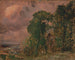Ein Blick auf Hampstead bei Gewitterwetter - John Constable — Ansicht des Kunstwerks