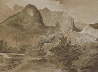 Rocher du château, Borrowdale - John Constable — Ansicht des Kunstwerks