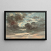 Studie von Wolken, Gewittersonnenuntergang - John Constable — gerahmtes Bild an der Wand