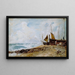 Küstenlandschaft bei Brighton - John Constable — gerahmtes Bild an der Wand