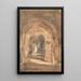 Kirche von East Bergholt Blick von der Südarkade des Ruinenturms - John Constable — gerahmtes Bild an der Wand