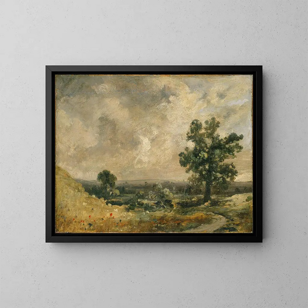 Landschaft Englisch - John Constable — gerahmtes Bild an der Wand