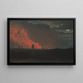Feuer in London gesehen von Hampstead - John Constable — gerahmtes Bild an der Wand