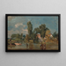 Moulin de Flatford - John Constable — gerahmtes Bild an der Wand