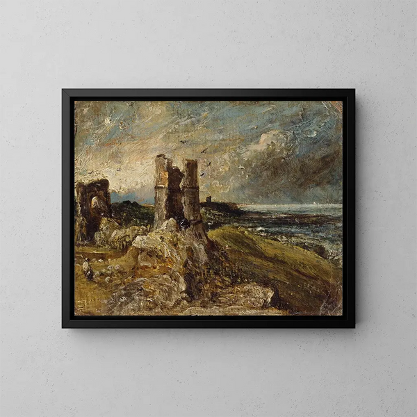 Château de Hadleigh - John Constable — gerahmtes Bild an der Wand