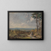 Hampstead Heath vu vers Harrow - John Constable — gerahmtes Bild an der Wand