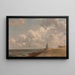 Harwich, der niedrige Leuchtturm und Beacon Hill - John Constable — gerahmtes Bild an der Wand