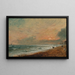 Strand von Hove - John Constable — gerahmtes Bild an der Wand