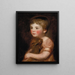 Miss Lewis mit einem Hasen - John Constable — gerahmtes Bild an der Wand