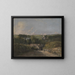 Dorf von Osmington - John Constable — gerahmtes Bild an der Wand